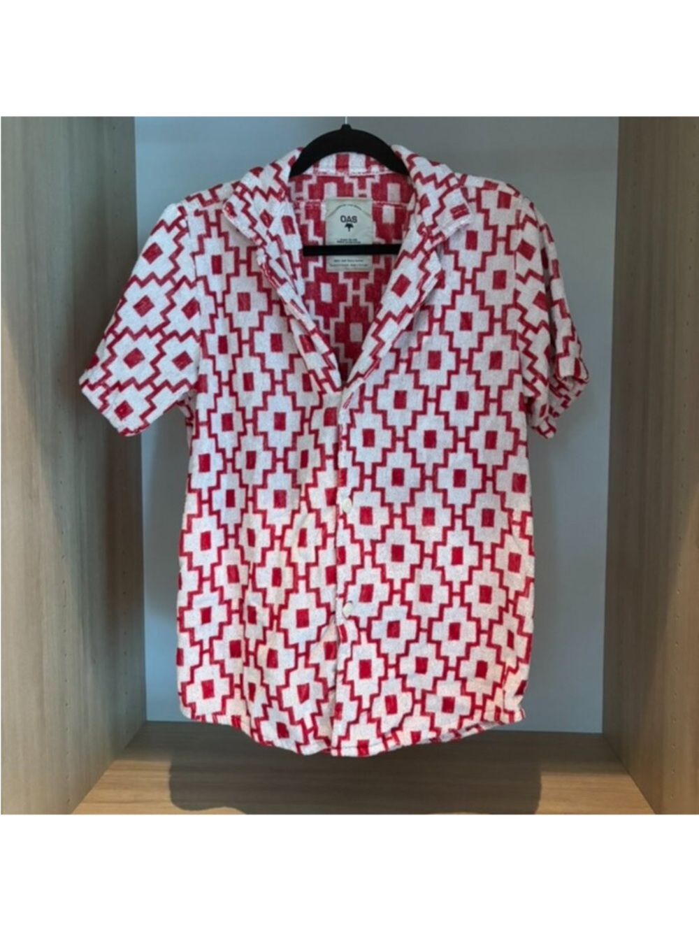 OAS Machu Cuba Terry Polo in Size Medium